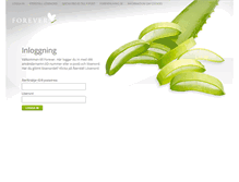 Tablet Screenshot of portal.foreverliving.se