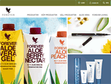 Tablet Screenshot of foreverliving.se