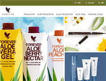 Tablet Screenshot of foreverliving.no